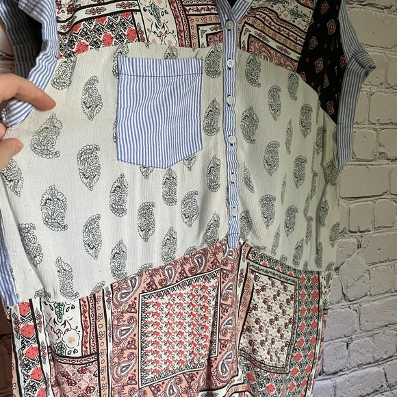 SOLD - Patchwork Tank - Picture 2 of 5